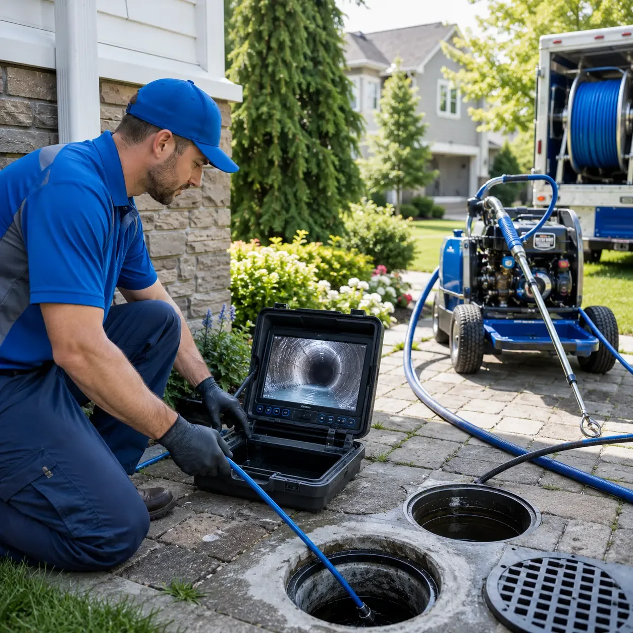 Outdoor drain cleaning professionals serving Fontanet, IN
